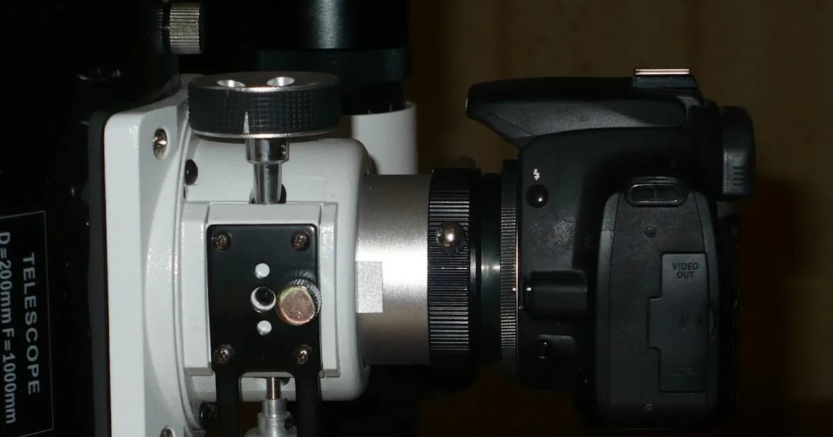 Jak podłączyć aparat do teleskopu i uzyskać niesamowite zdjęcia Jak podłączyć aparat do teleskopu i uzyskać niesamowite zdjęcia